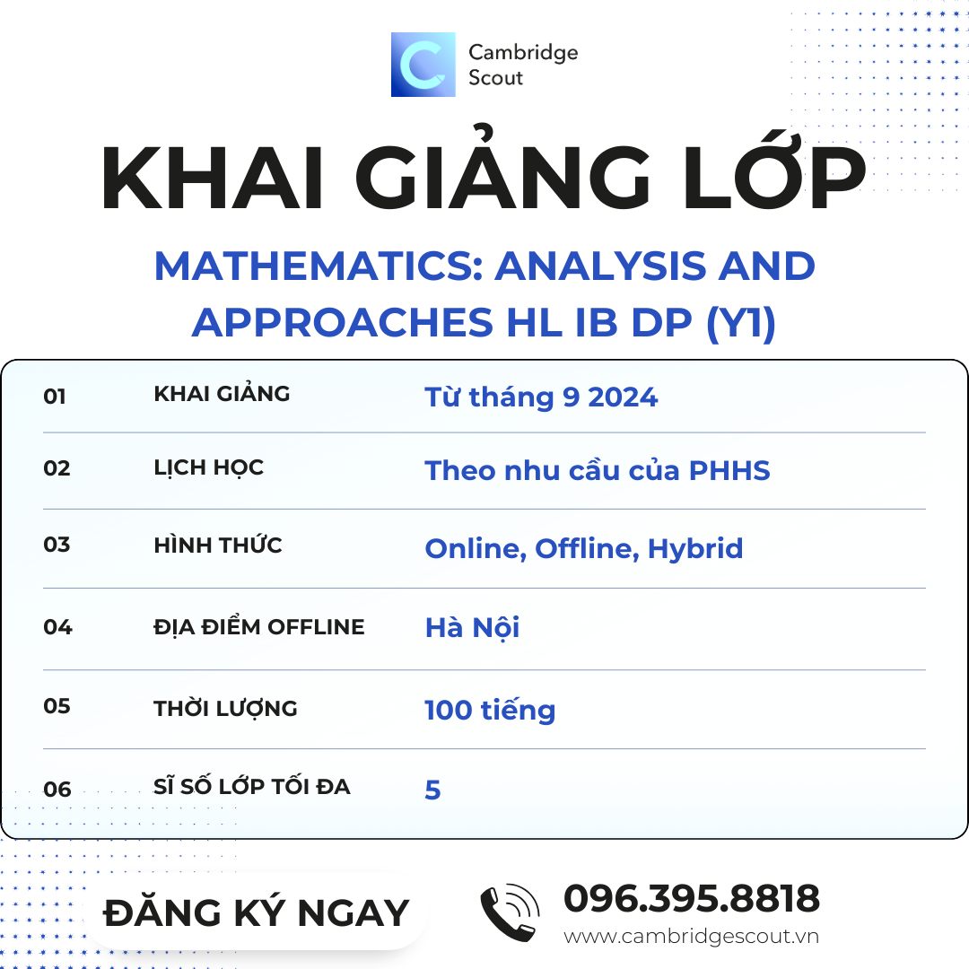 python day - 1 notes - mathematics: analysis and... Khai giảng môn Mathematics: Analysis and Approaches HL Y1 - Cambridge Scout