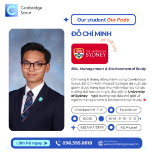 Success Case Đỗ Chí Minh x Cambridge Scout