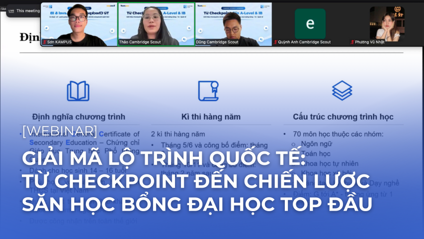 GIẢI MÃ LỘ TRÌNH QUỐC TẾ